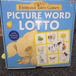 Born Farmyard Tales Picture Word Lotto - Blue Edition